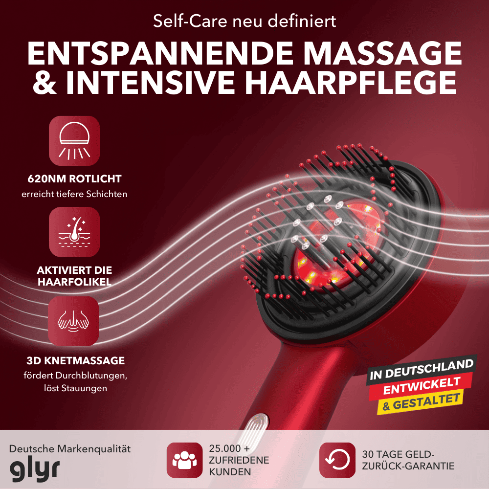 GLIMORA® - 3 in 1 Massagebürste