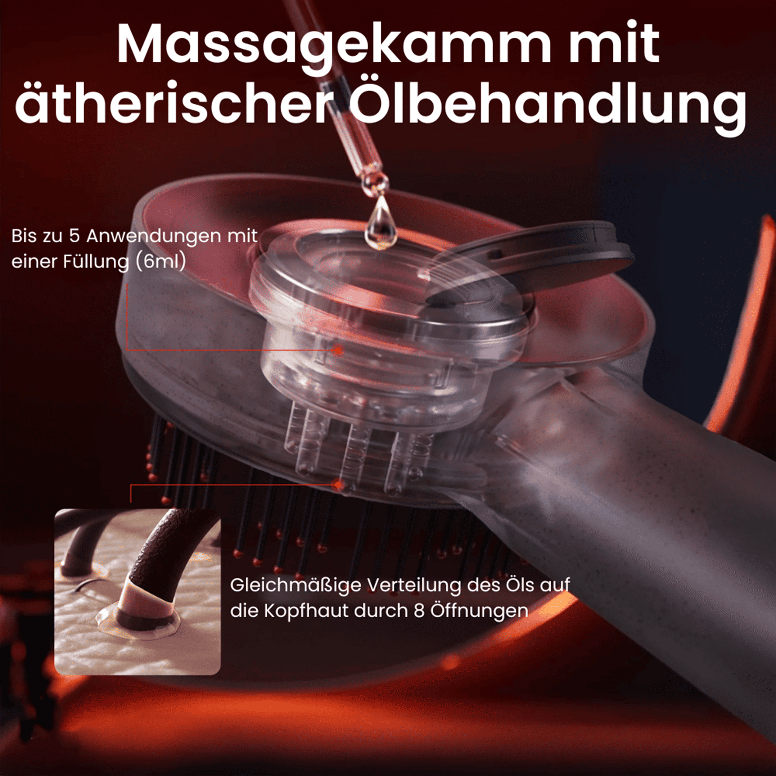 GLIMORA® - 3 in 1 Massagebürste